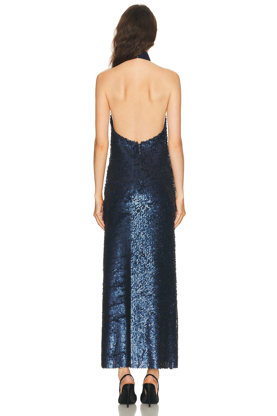 Sequin Halter Dress