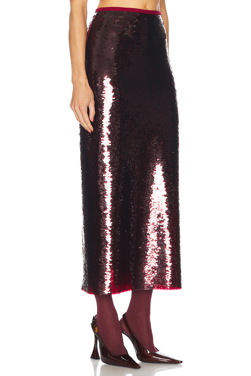 Sequin Midi Skirt