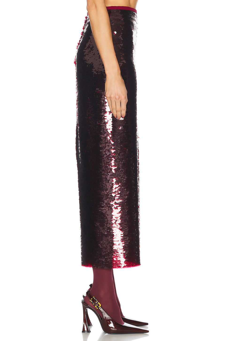 Sequin Midi Skirt