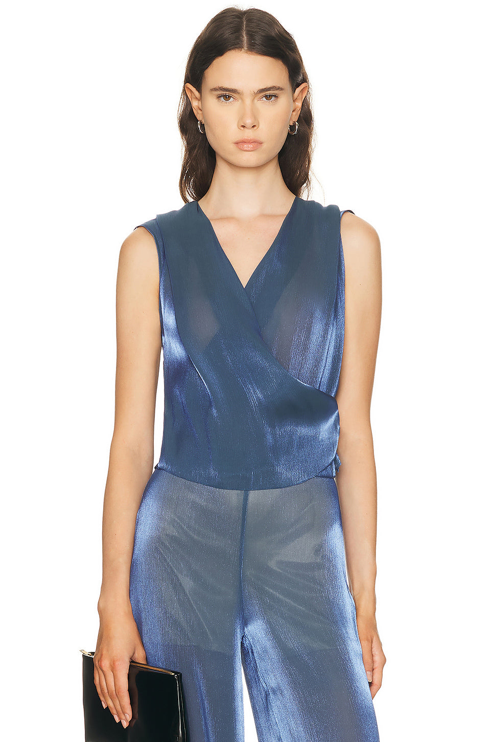 for FWRD Wrap Drape Top