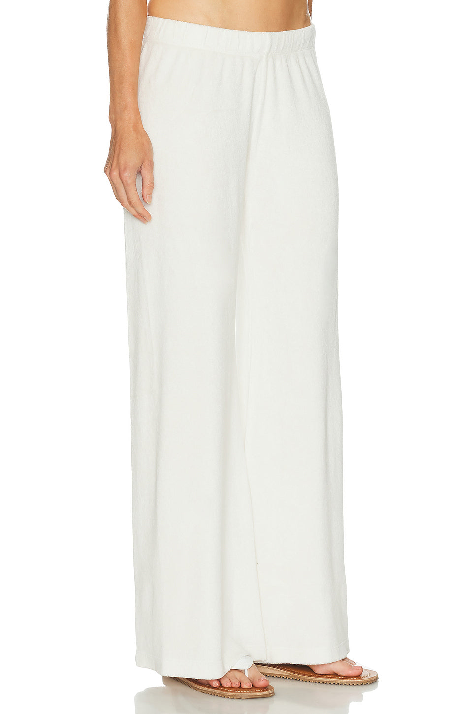 Lito Low Rise Terry Flare Pant