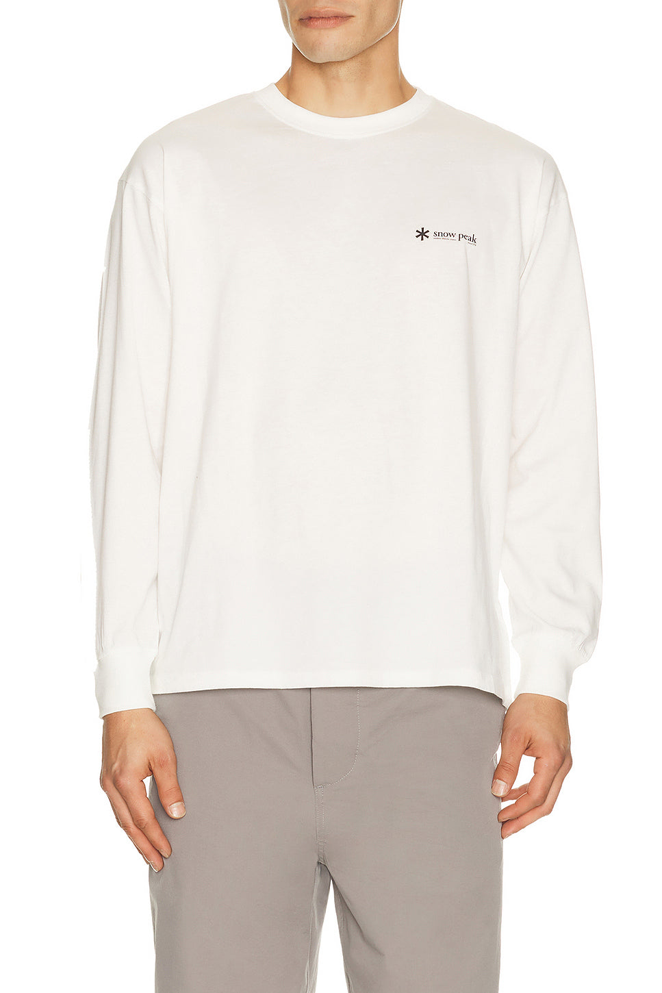 Soft Cotton Relaxed Logo L/S T-Shirt