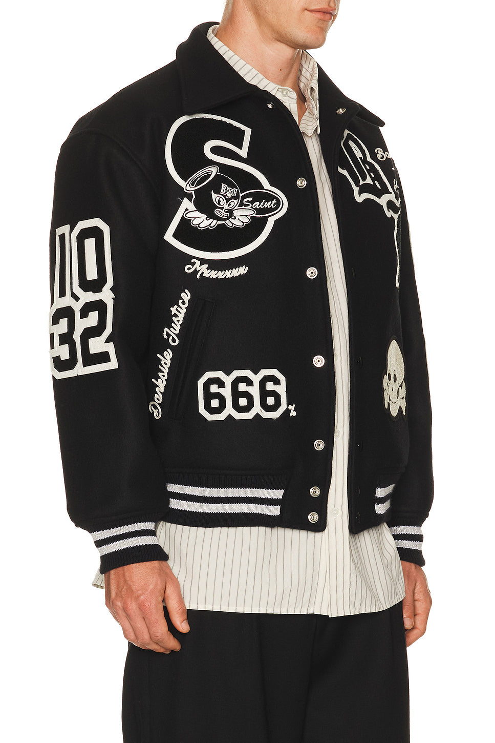Snt Hunter X Bounty Hunter Varsity Jacket