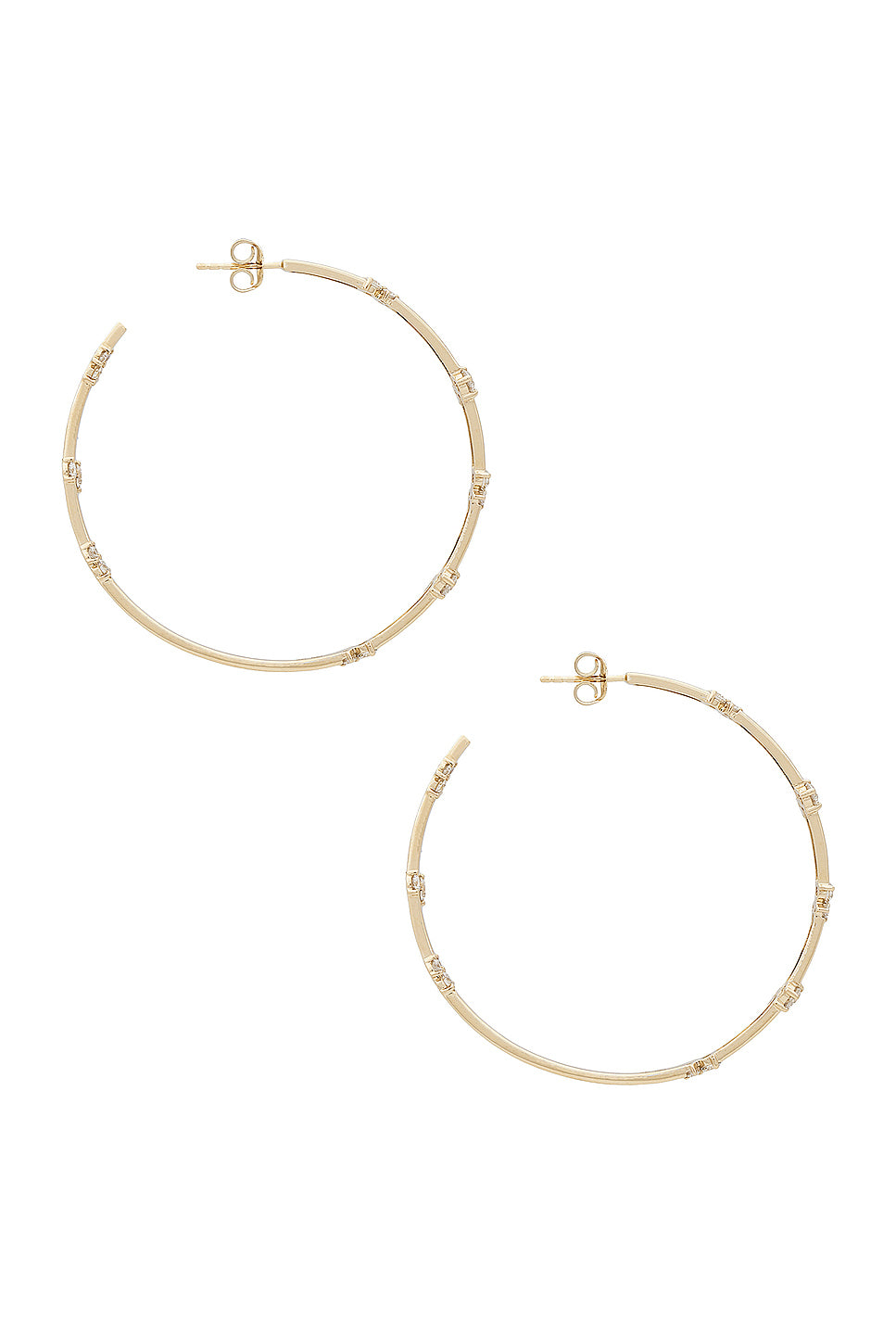 Large Cocktail Bar Hoop Earrings