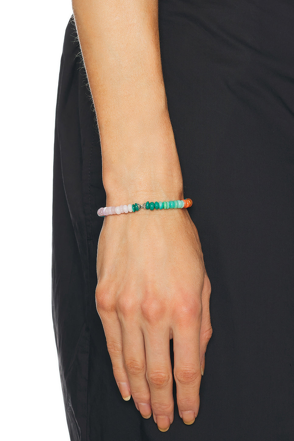 Tiny Pure Butterfly Opal Rondelle Bracelet