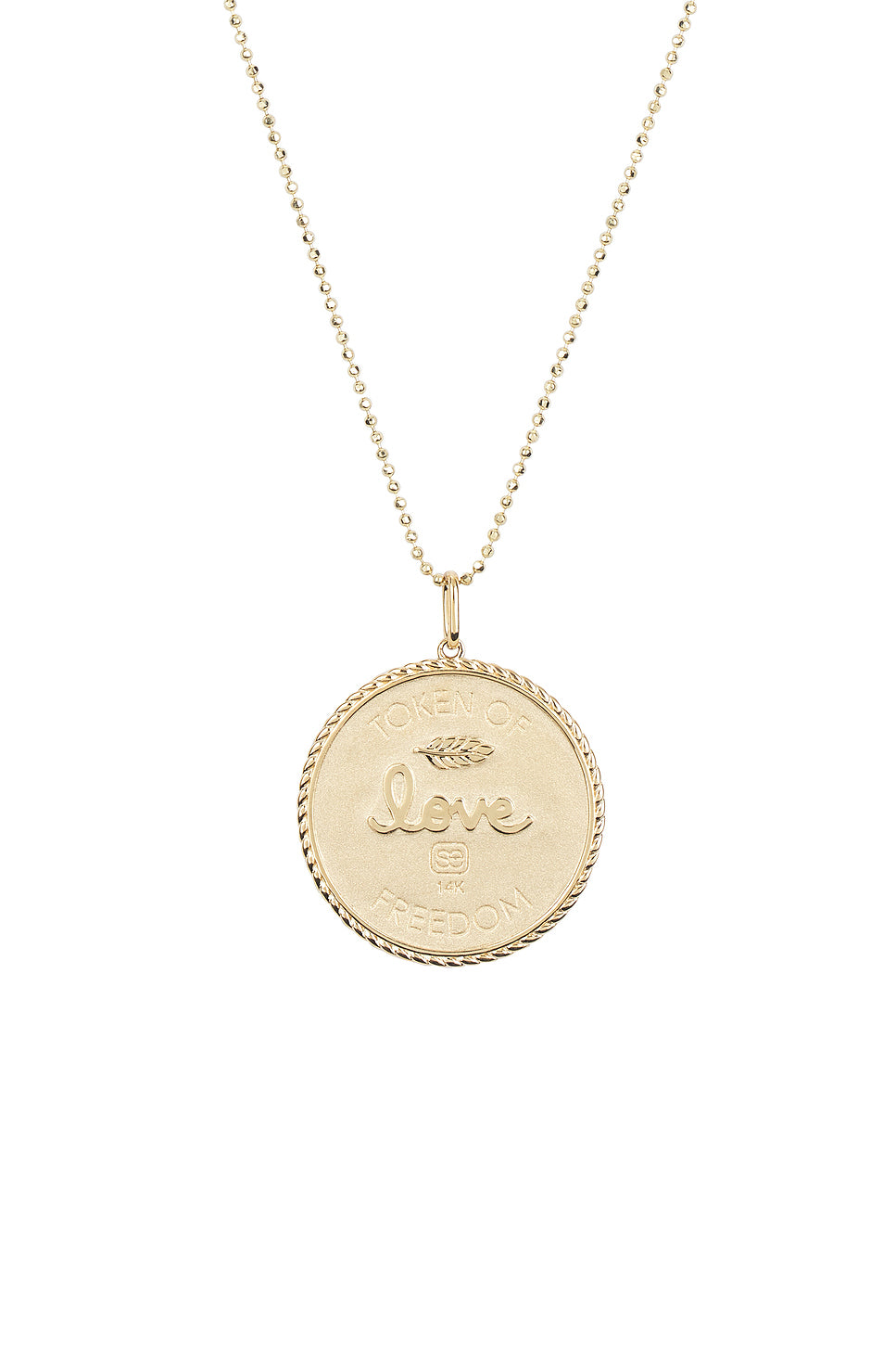 Horse Coin Charm Necklace