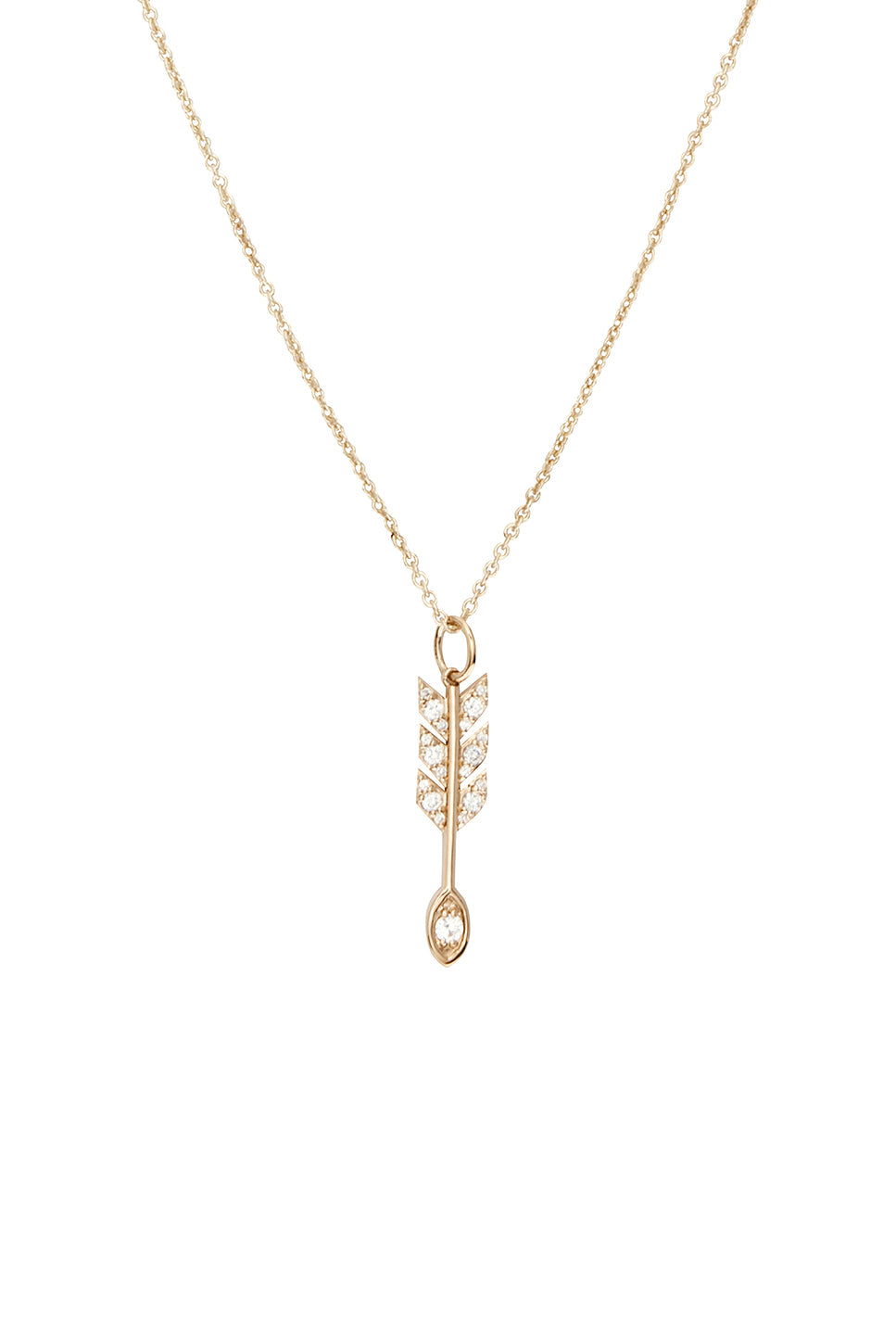 Marquise Arrow Charm Necklace