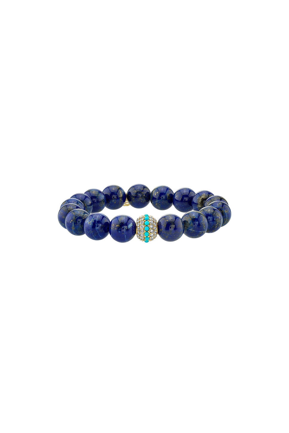 Pave Mala Bead Bracelet
