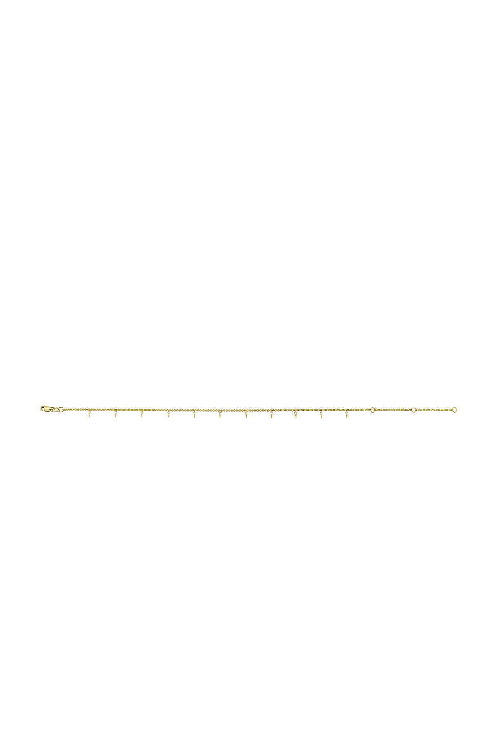 Small Pave Fringe Anklet