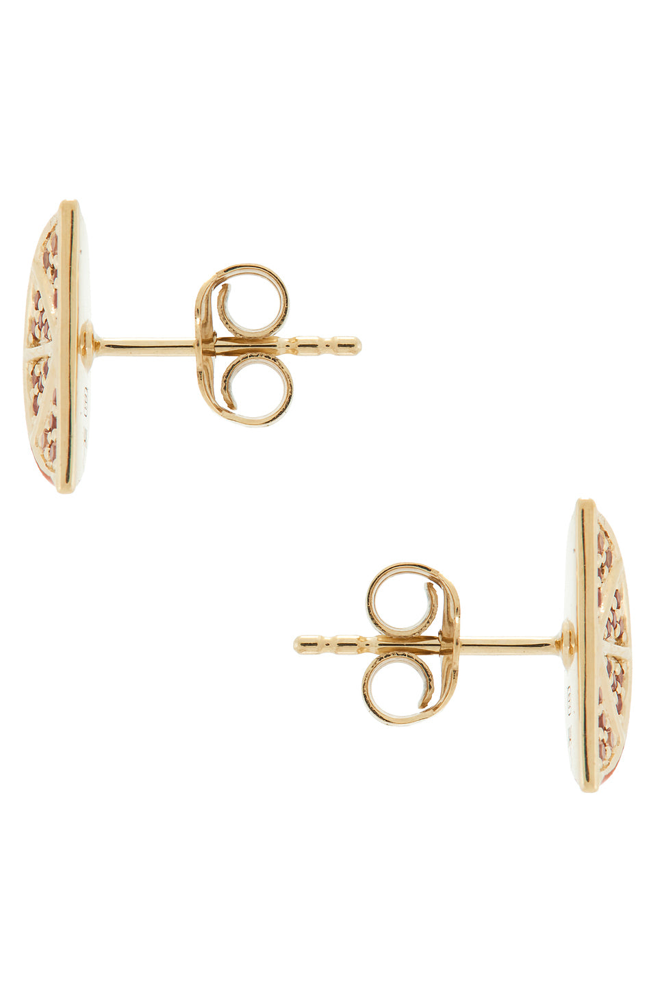 Orange Slice Stud Earrings