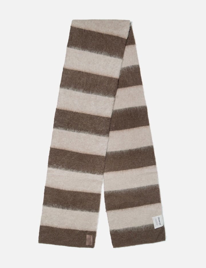 Wool Mohair Striped Scarf