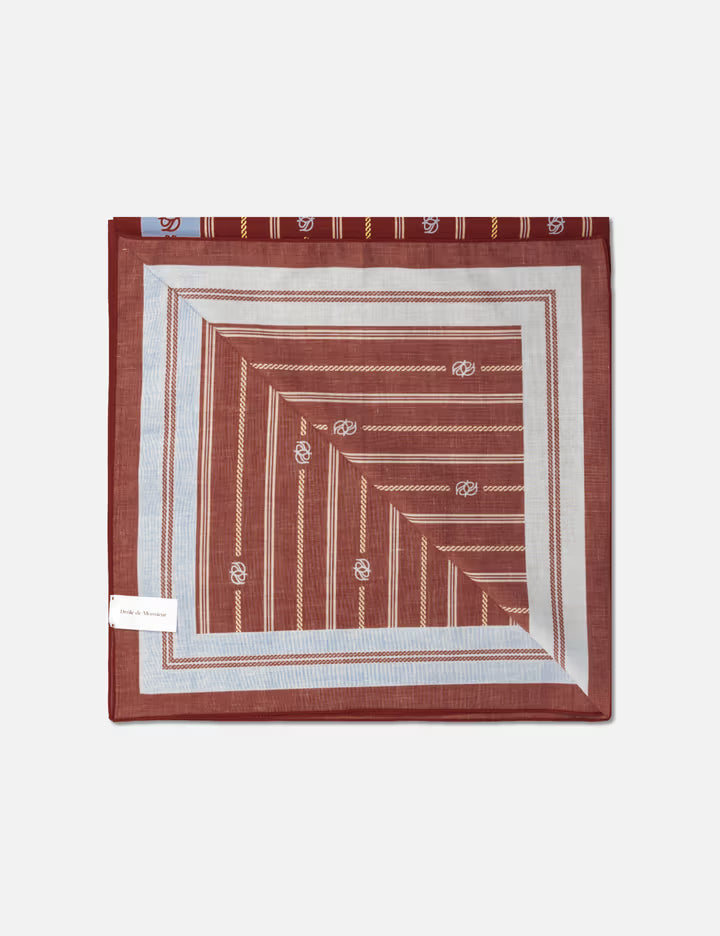 Foulard Rayure Monogramme