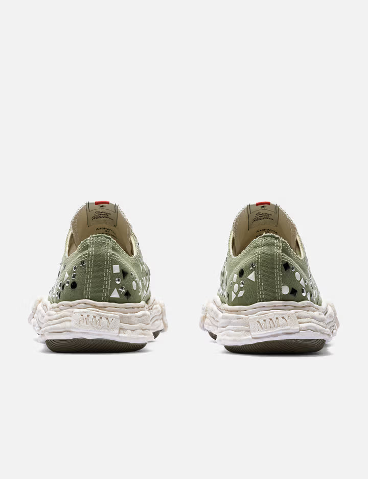 "PETERSON23" OG Sole Embellished Canvas Low-Top Sneaker