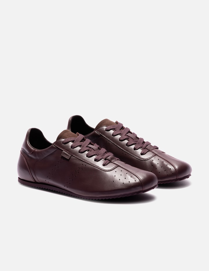 Smooth Leather Low Top Step Sneakers
