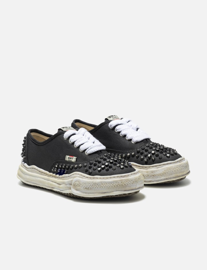 "BAKER" OG Sole Studded Canvas Low-Top Sneaker