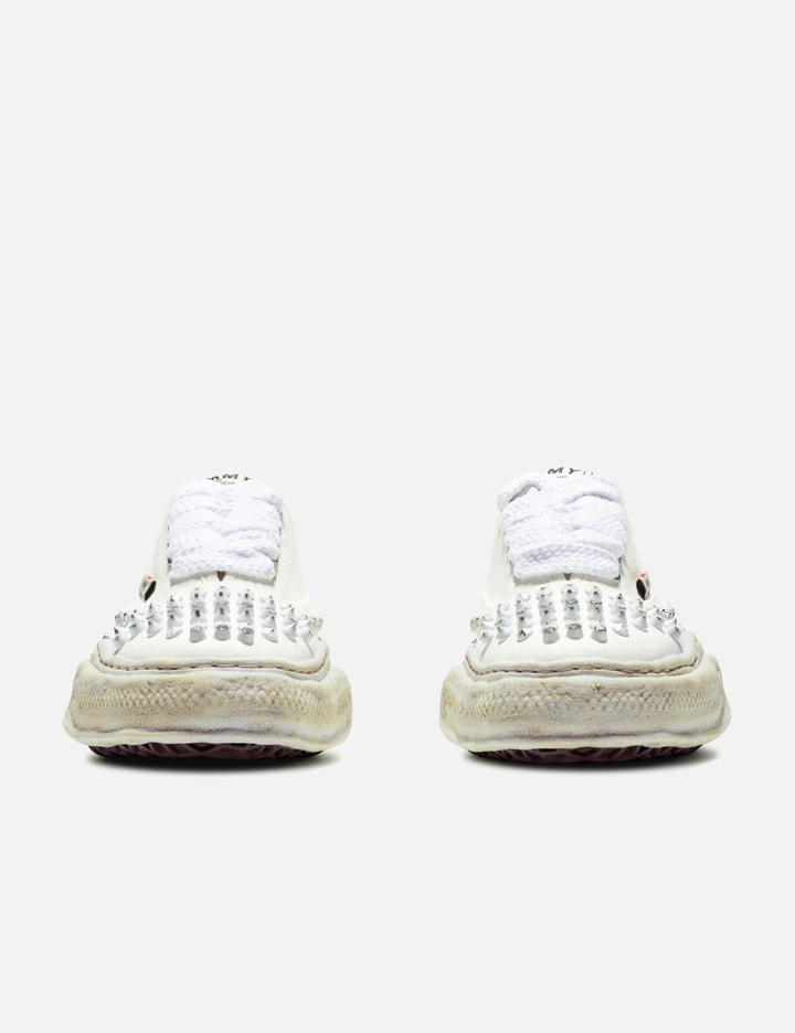 "BAKER" OG Sole Studded Canvas Low-Top Sneaker