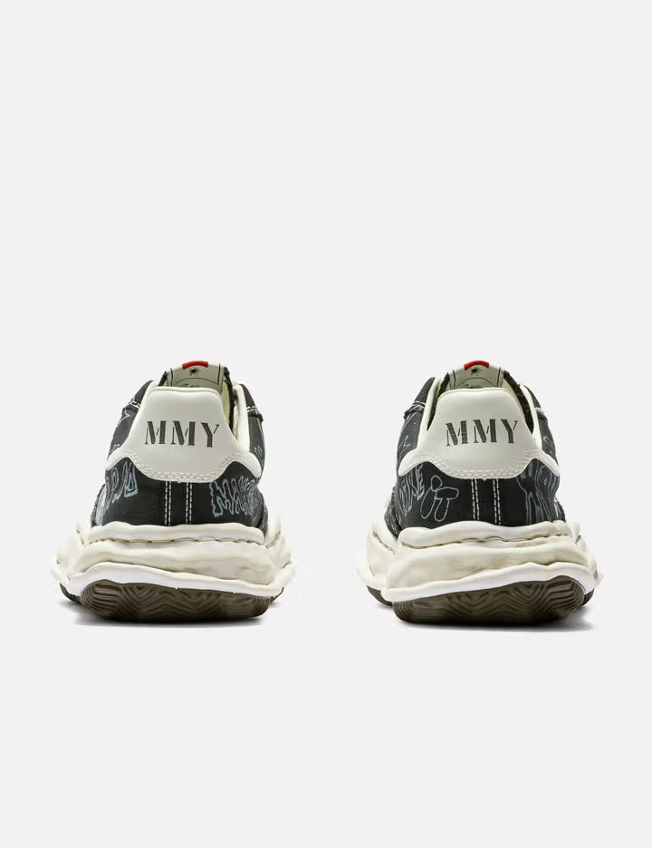 "BLAKEY" OG Sole Graffiti Printed Canvas Low Top Sneaker