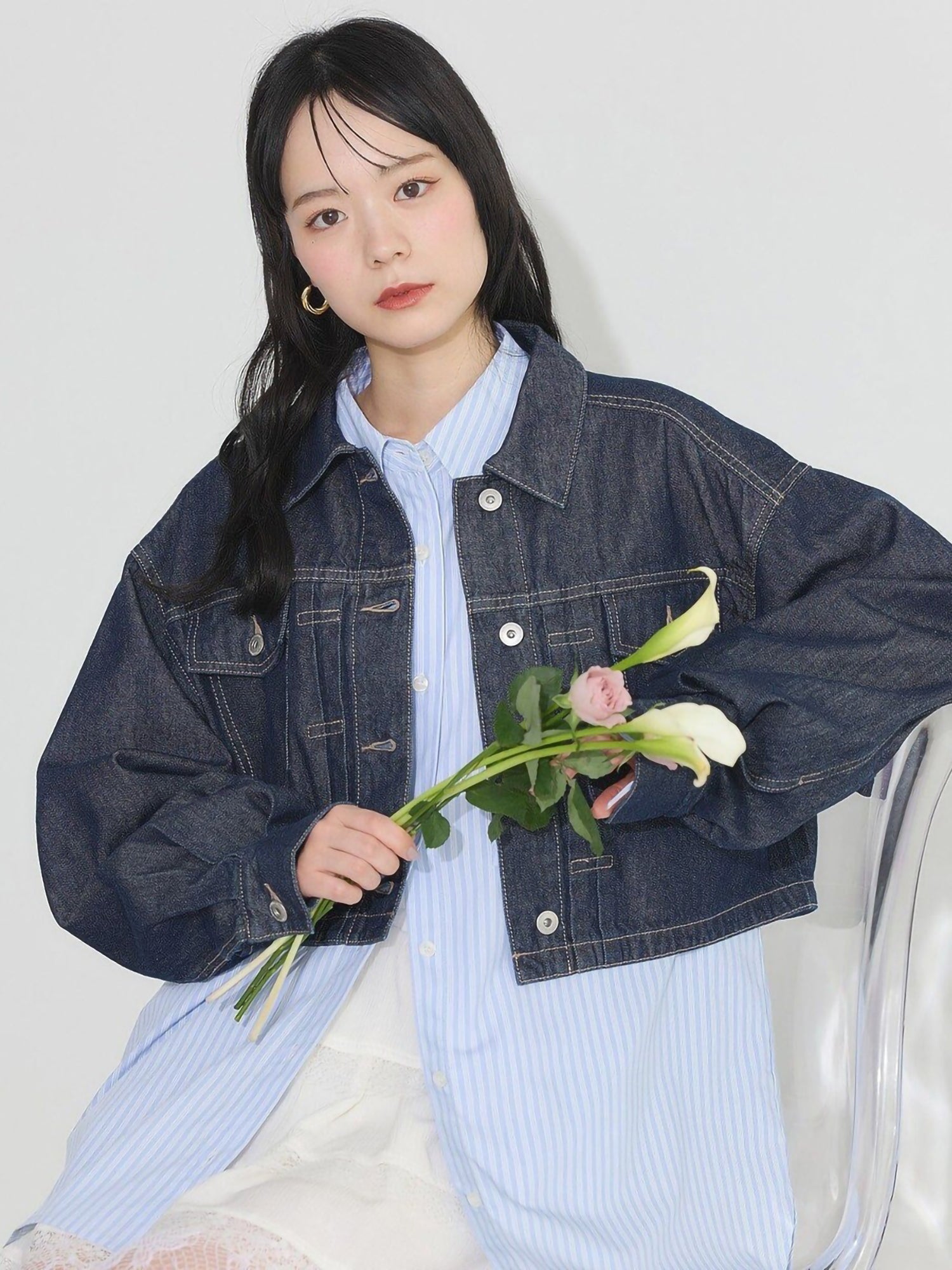 Nika Short Denim Jacket
