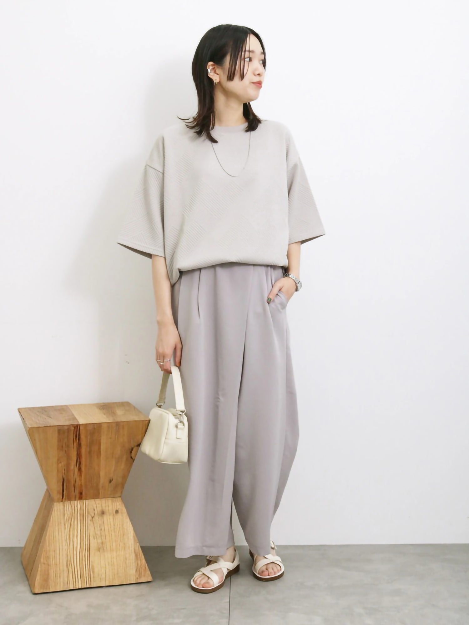 Sorakaze Wrap-Style Wide Pants