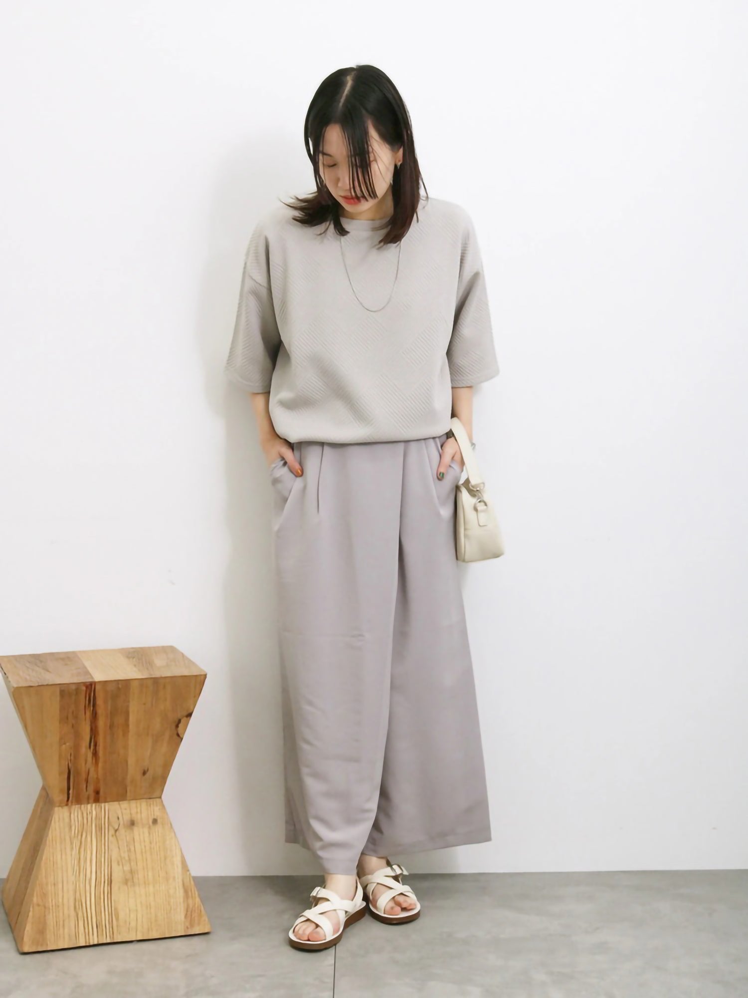 Sorakaze Wrap-Style Wide Pants