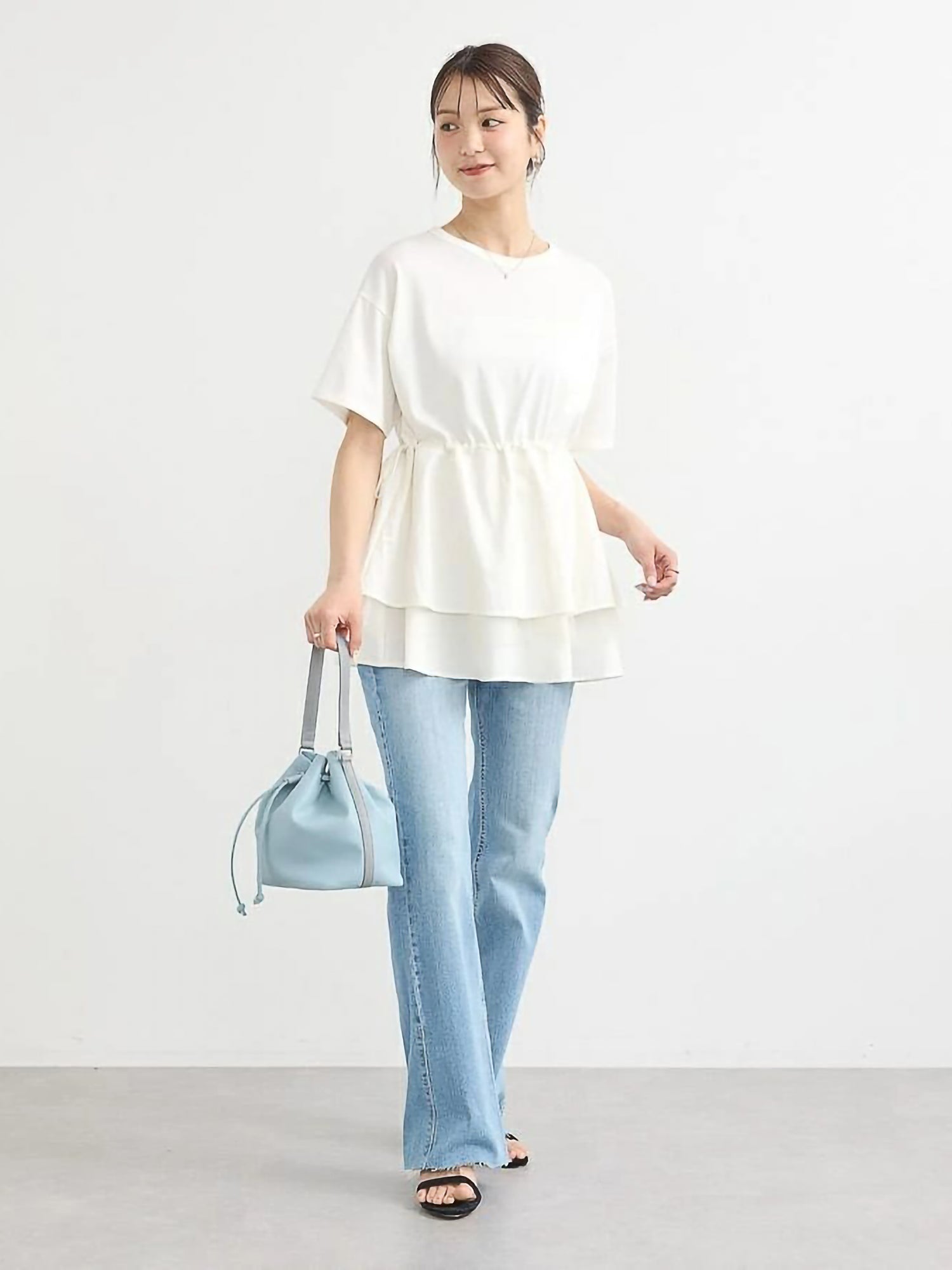 Suisen Flare Denim Pants