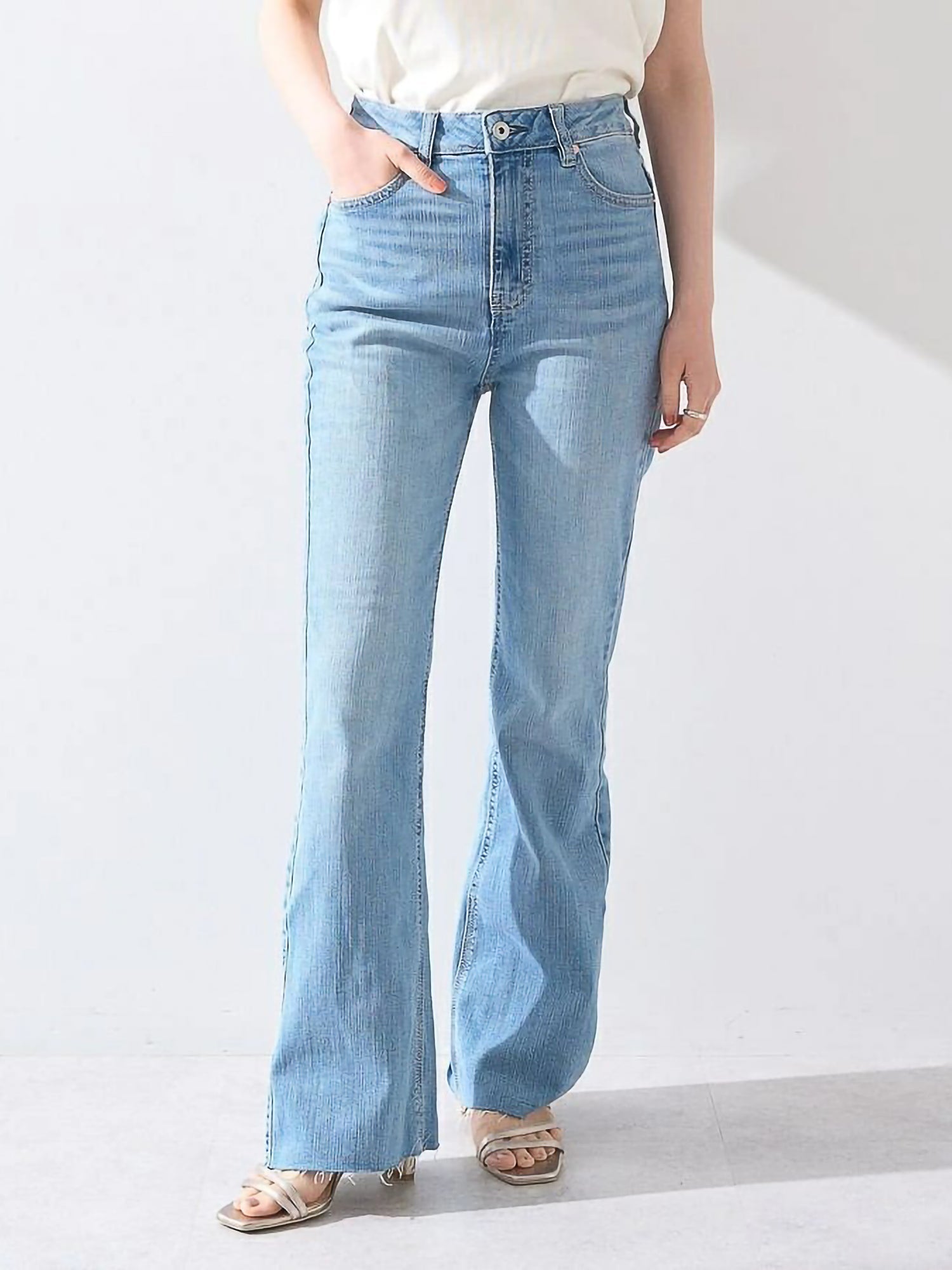 Suisen Flare Denim Pants