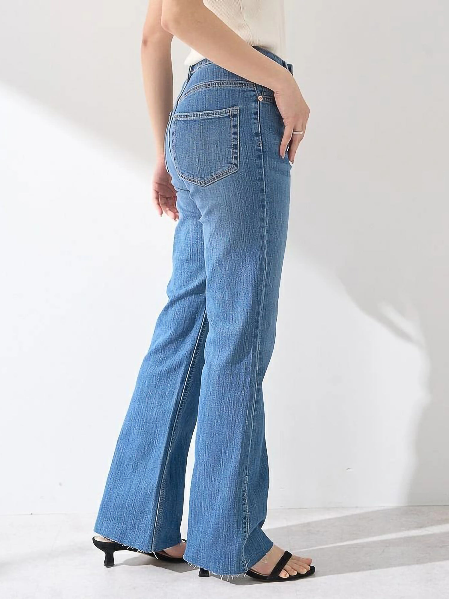 Suisen Flare Denim Pants