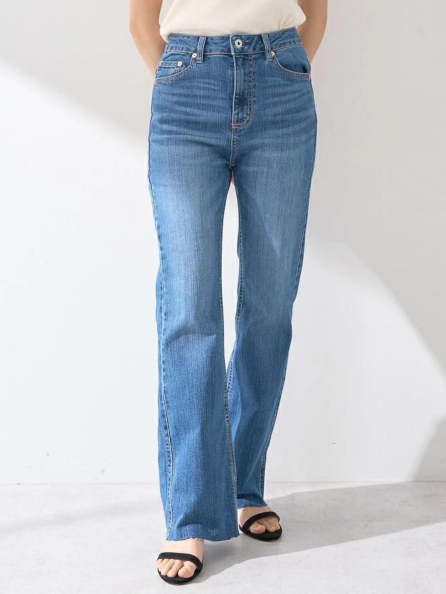 Suisen Flare Denim Pants