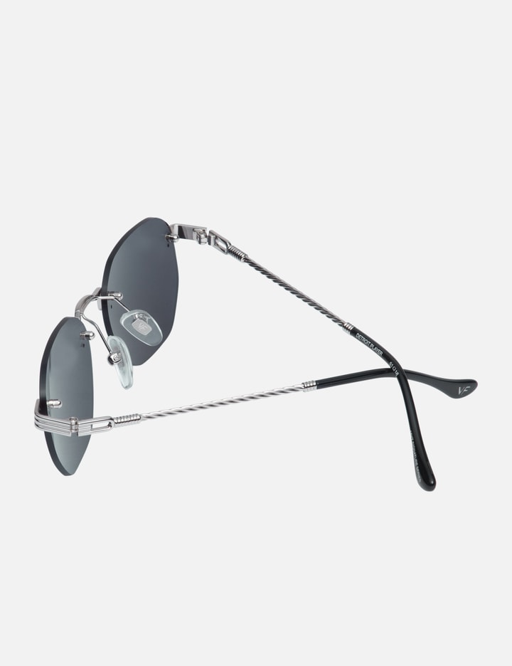 Detroit Player Rimless Drill Mount 24KT White Gold