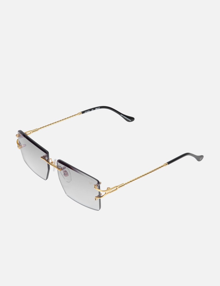 Icon Rimless Drill Mount 24kt Yellow Gold