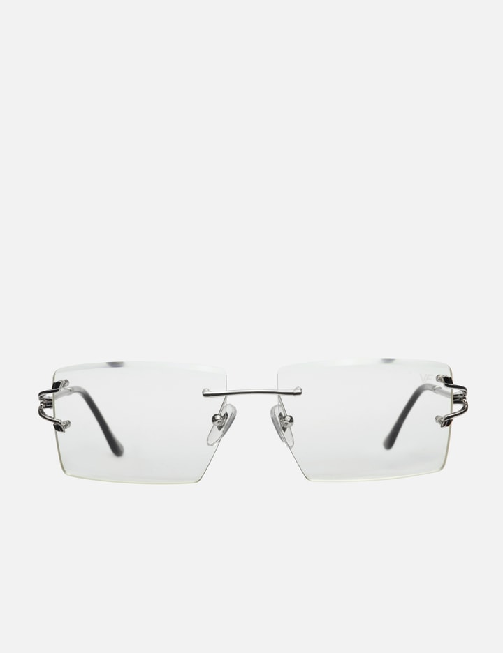 Icon Rimless Drill Mount 24kt White Gold