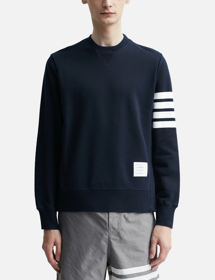 Loopback Jersey Knit 4-Bar Crewneck Sweatshirt