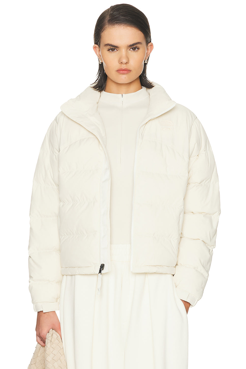 x SKIMS 2000 Retro Shrunken Nuptse Jacket
