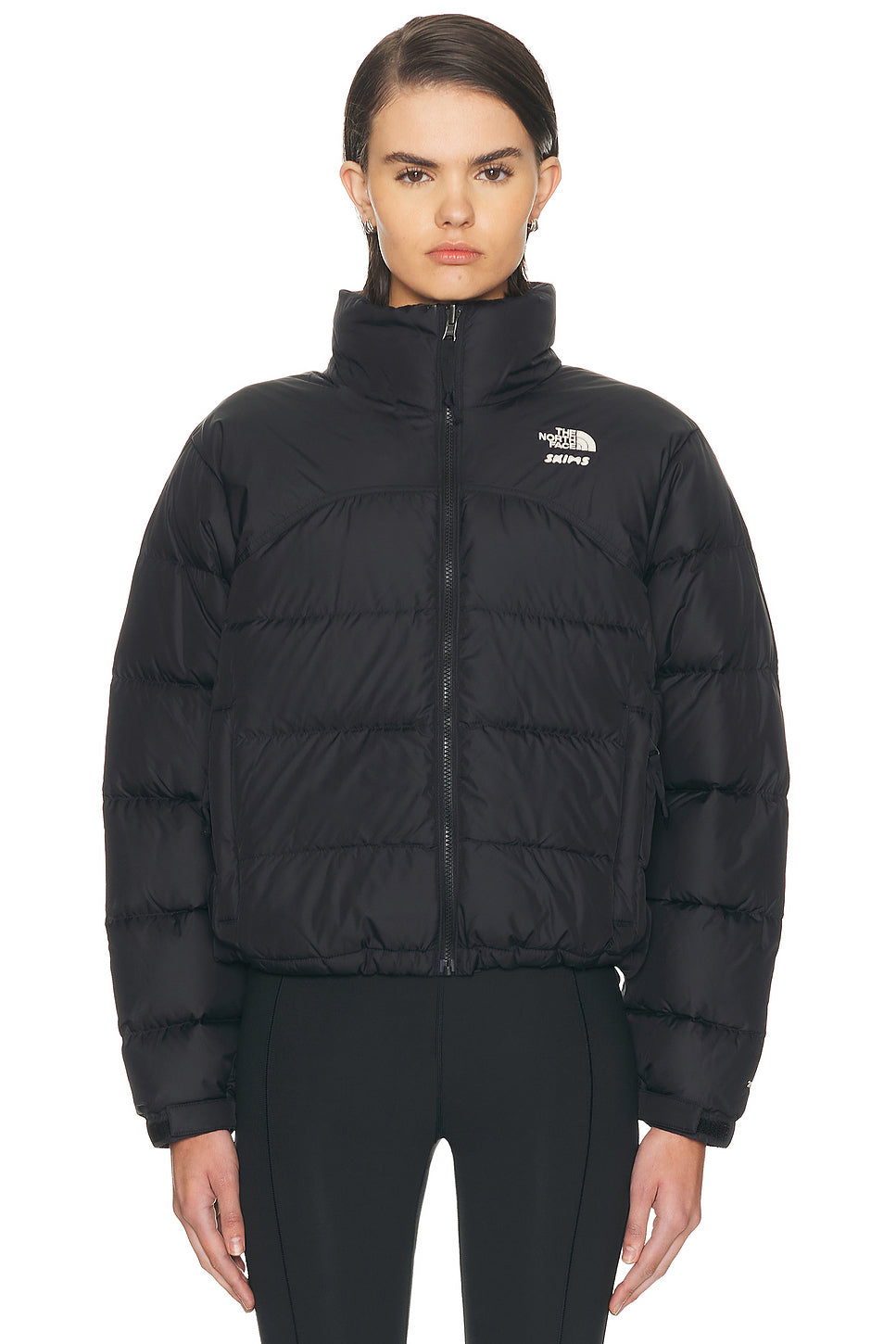 x SKIMS 2000 Retro Shrunken Nuptse Jacket