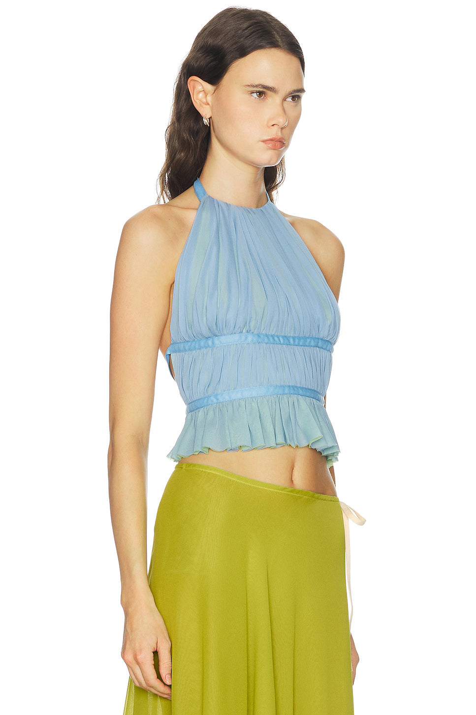 Chiffon Wrap Top
