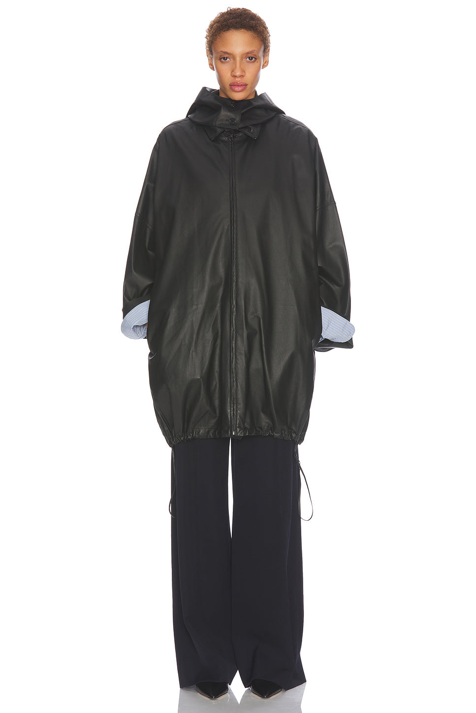 Cassandre Leather Coat