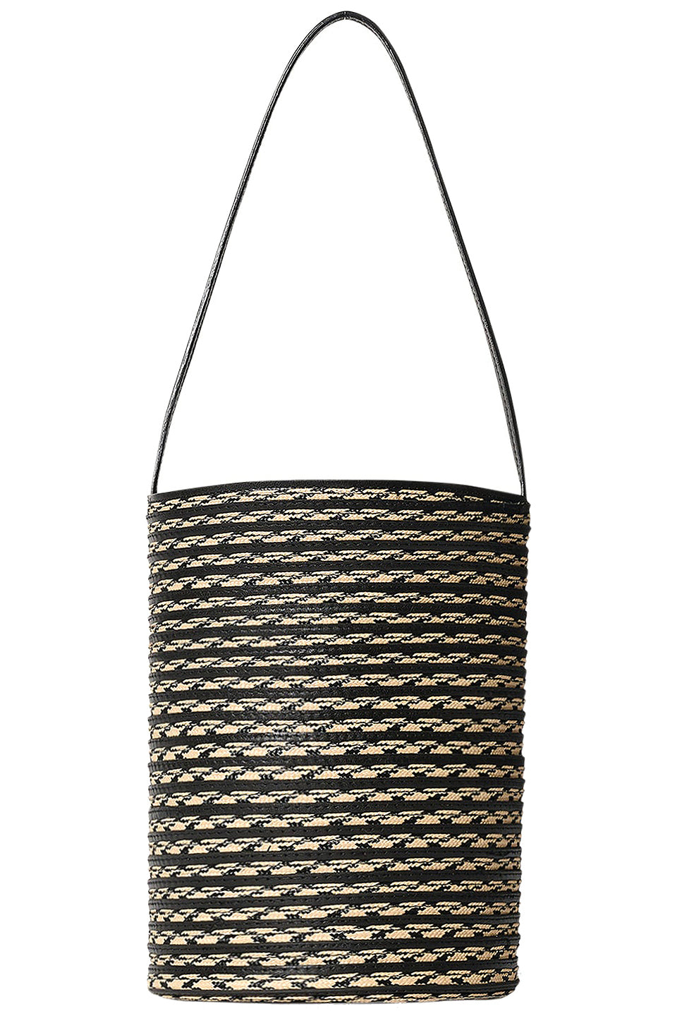 Beau Raffia North South Small Tote Bag