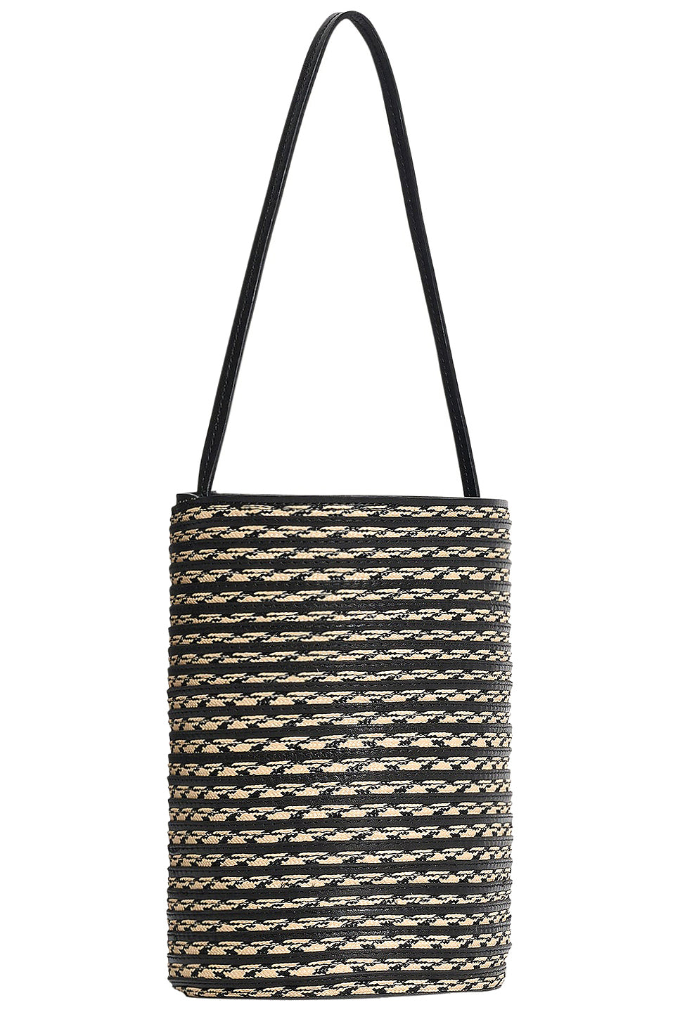 Beau Raffia North South Small Tote Bag