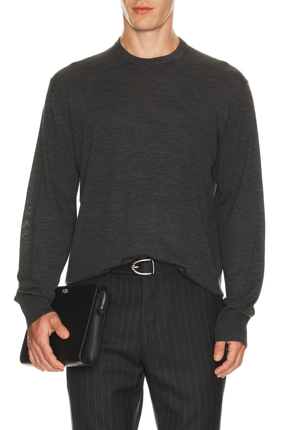 Ultrafine Merino Wool Oversized Crew Neck