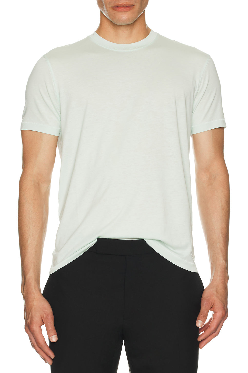 Lyocell Cotton Crewneck T-Shirt
