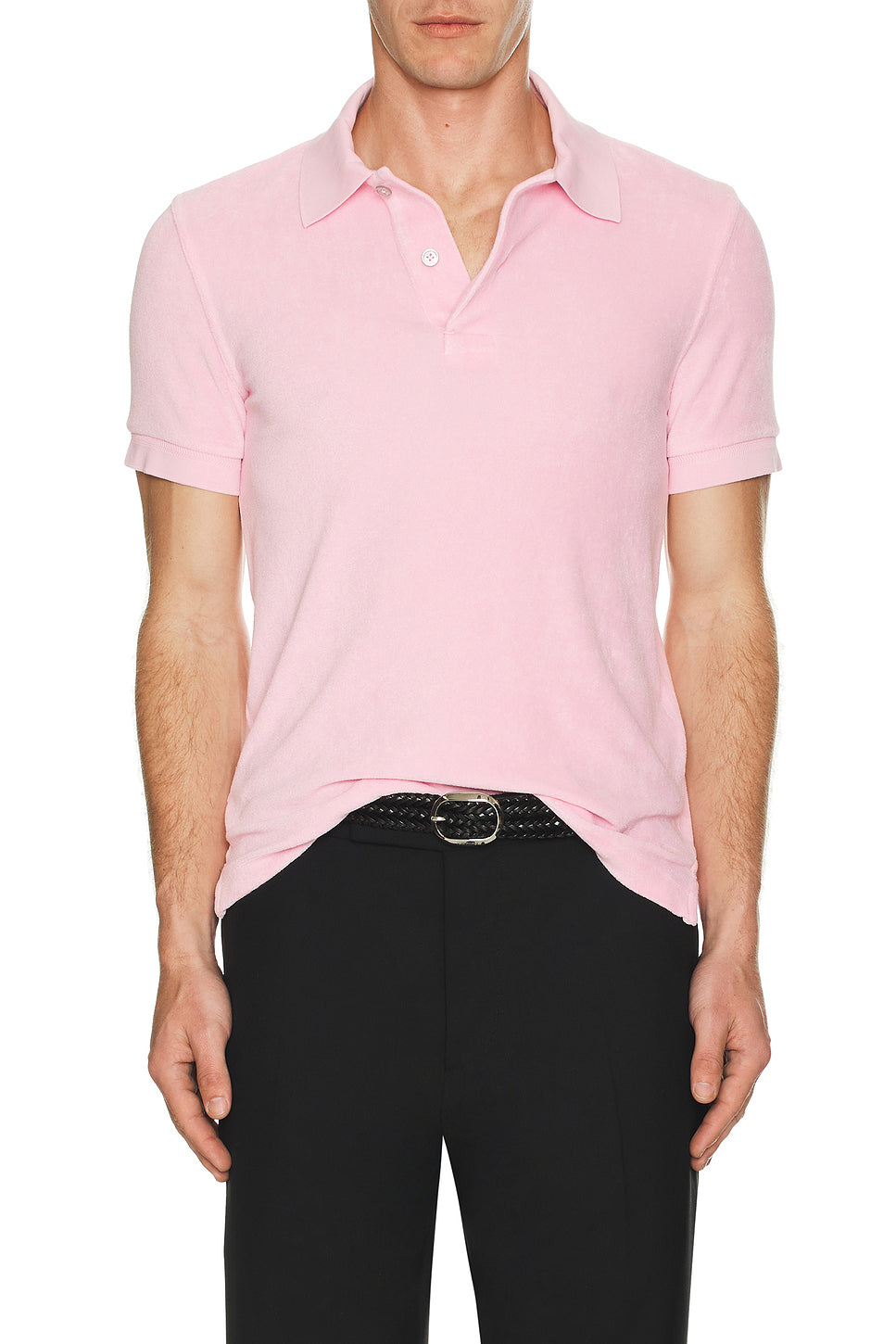 Towelling Short Sleeve Polo