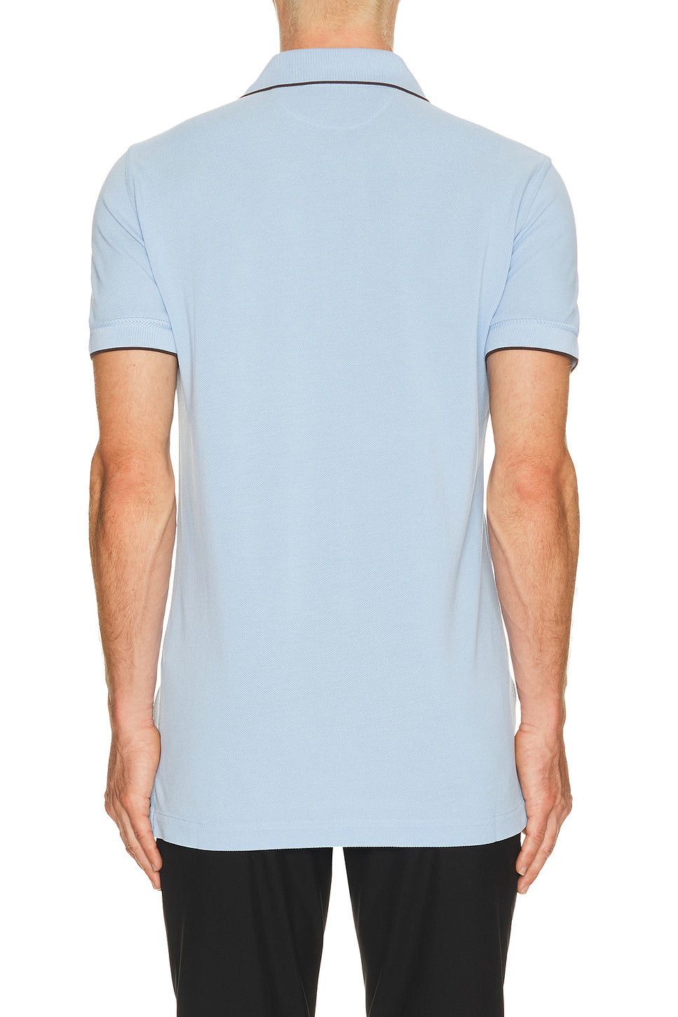 Contrast Lyocell Piquet Polo