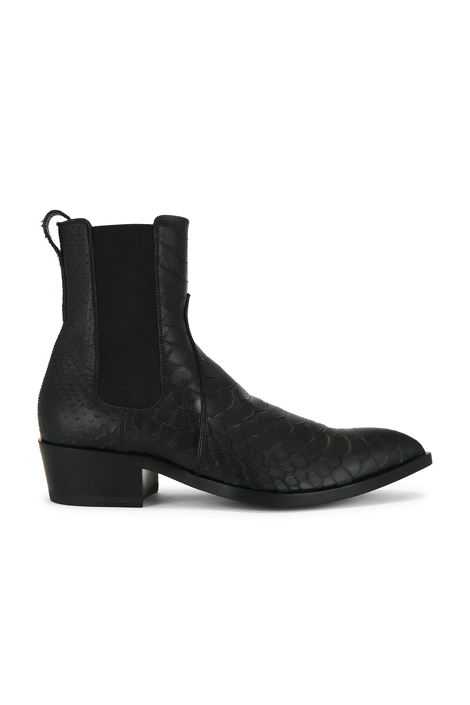 Matt Printed Python Chelsea Boot