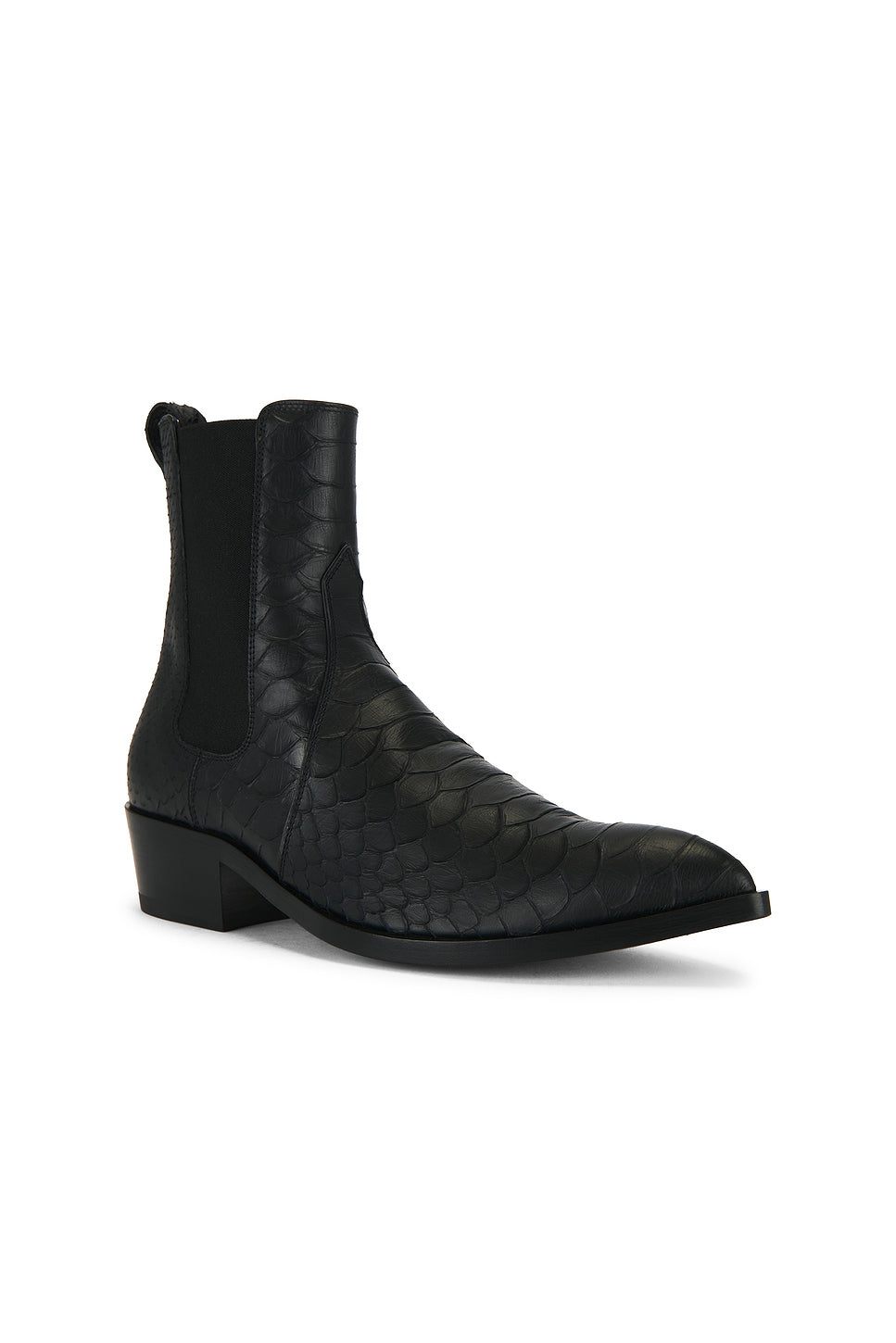 Matt Printed Python Chelsea Boot