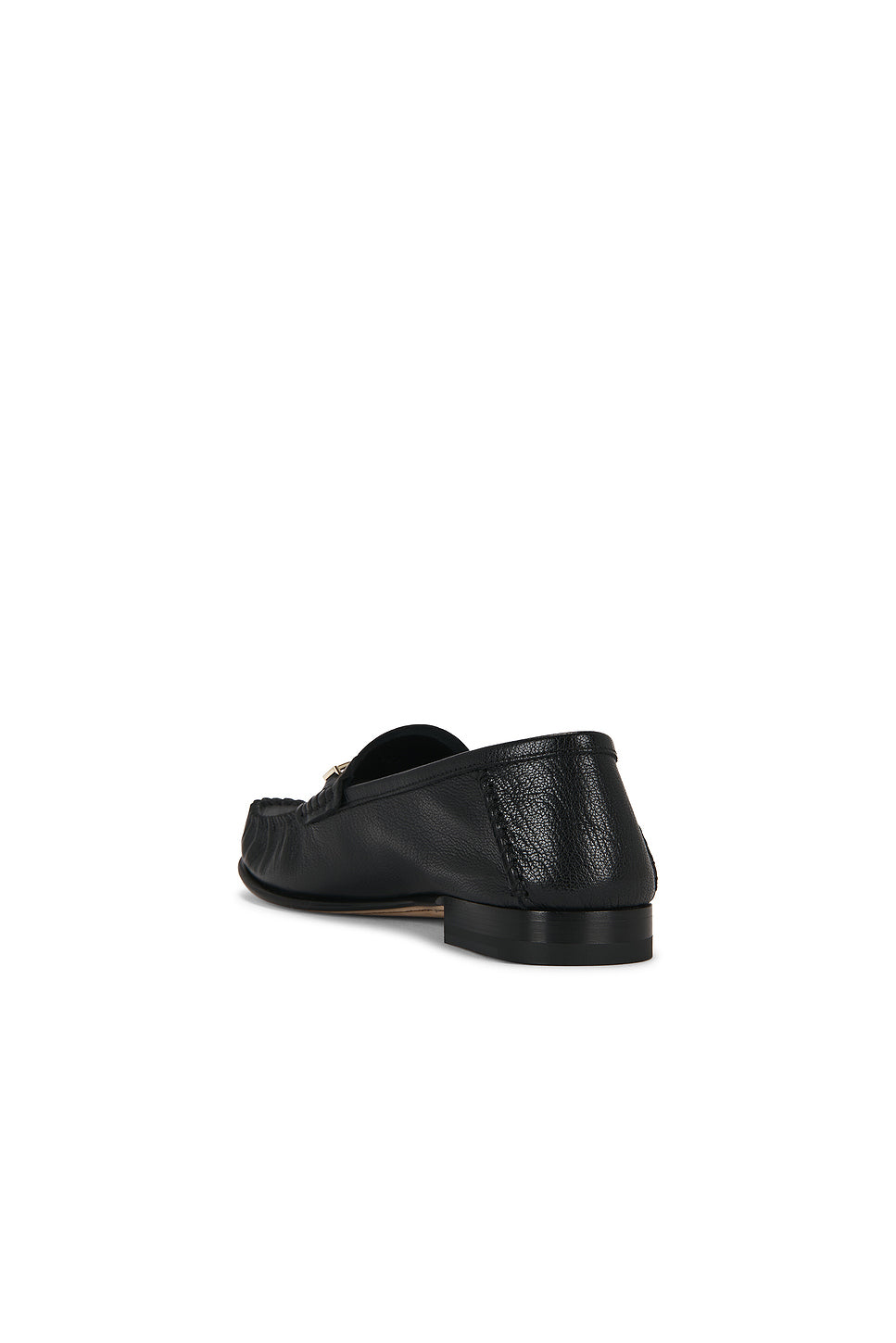 Shiny Goat Leather Double T Hardware Ripley Loafer