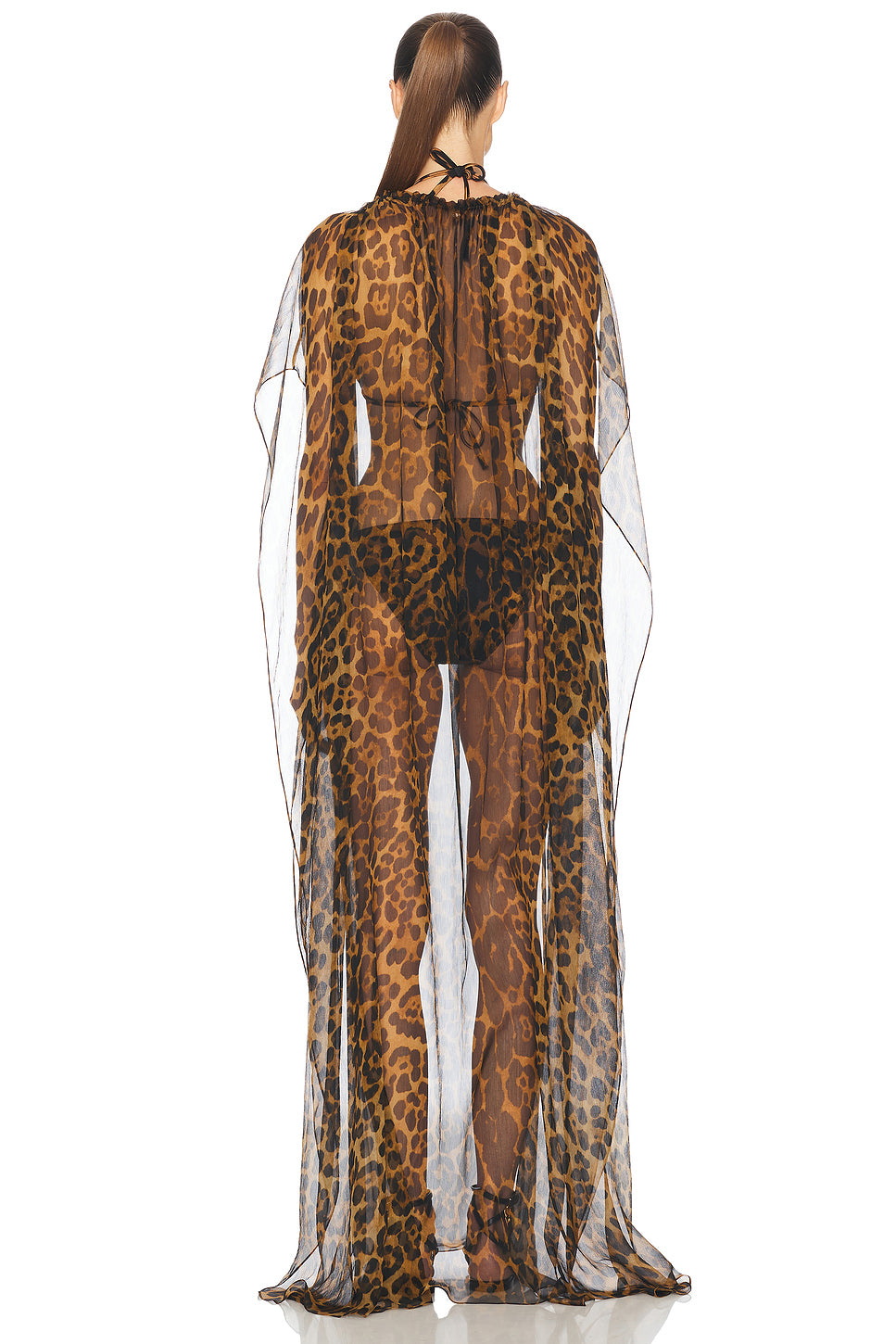Leopard Kaftan Dress