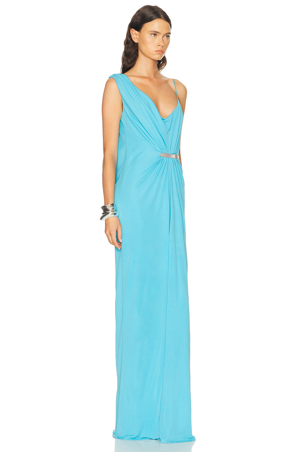 Crepe Jersey Evening Dress