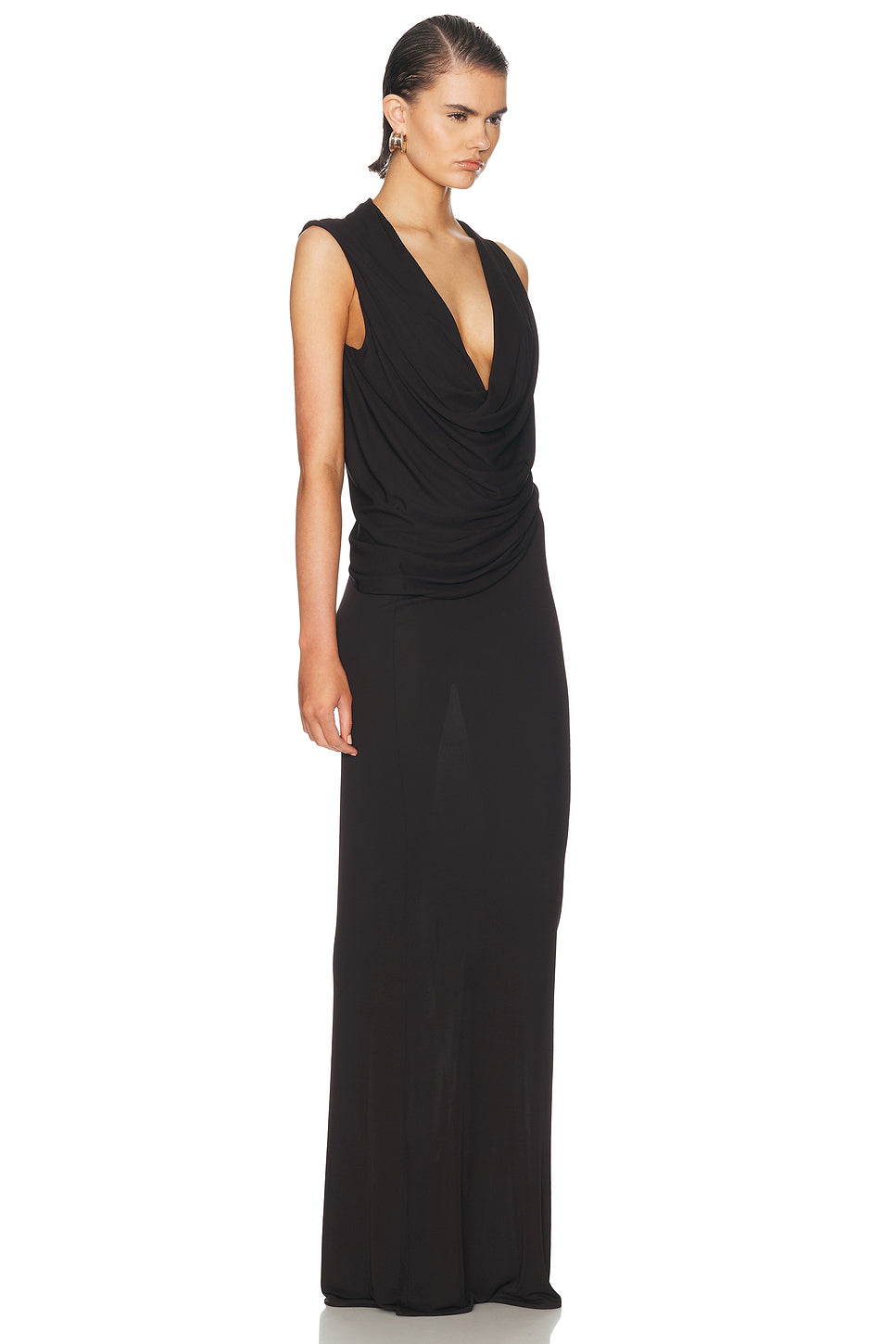 Crepe Jersey Evening Dress