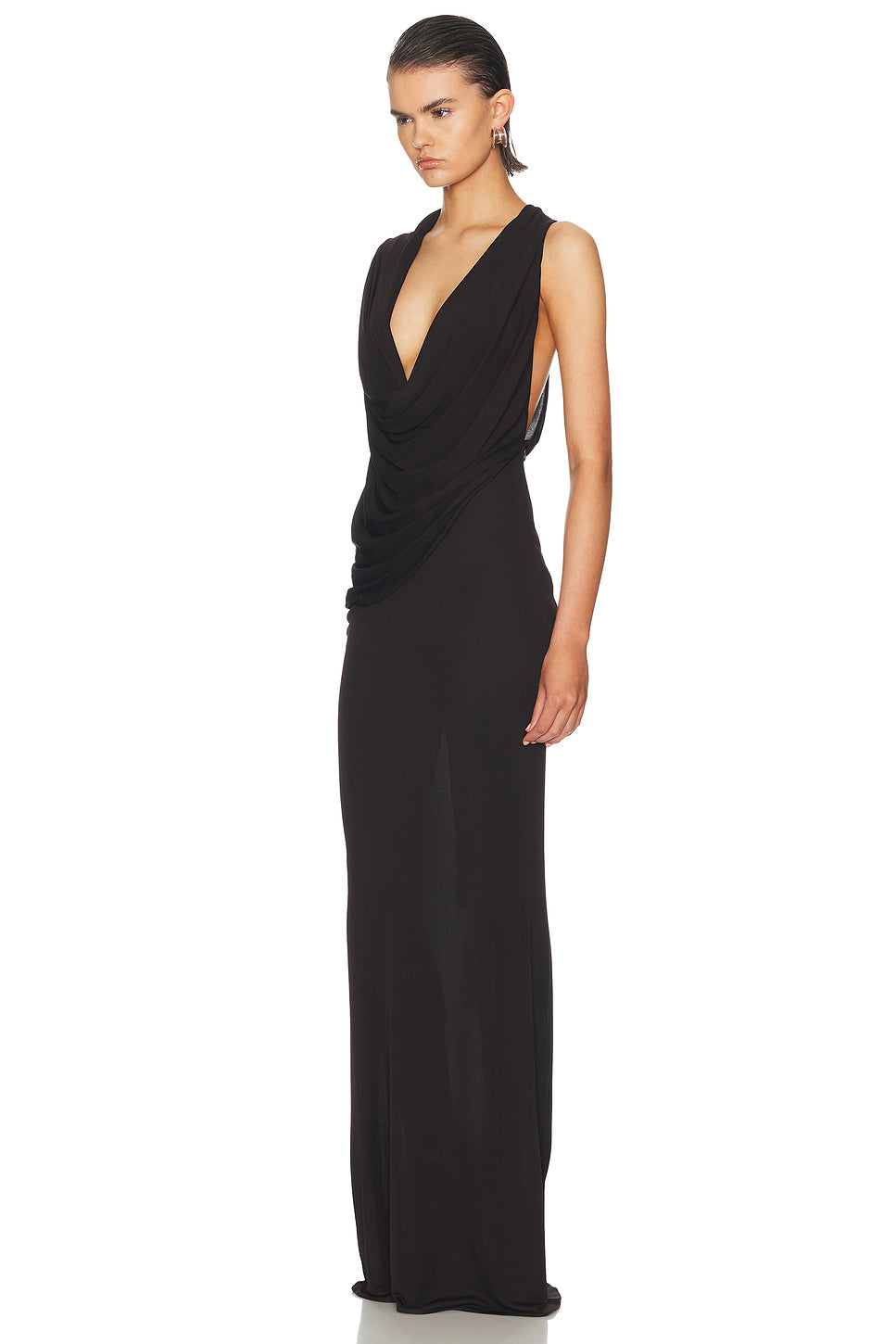 Crepe Jersey Evening Dress