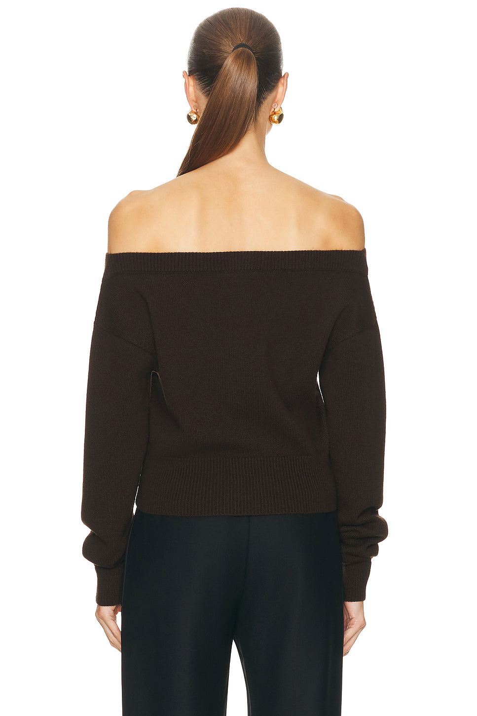 Open-Neck Cardigan